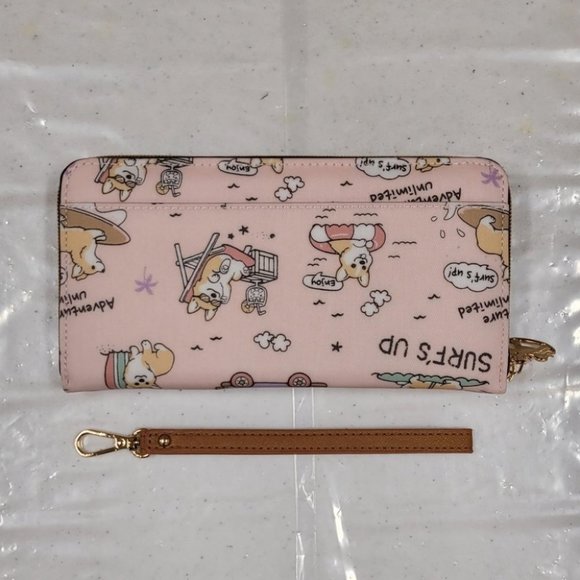 Waterproof Corgi Zipper Long Wallet Fits Phone - Picture 6 of 11